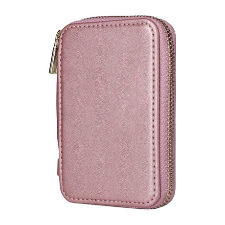 EIDERWOOD Magnetisk Lommebok / Kortholder med Glidelås - MagSafe Kompatibel - Rose Gold