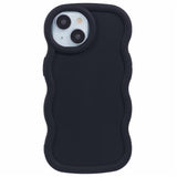 iPhone 15 EIDERWOOD Fleksibelt Plast Wavy Deksel - Svart