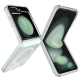 EIDERWOOD Samsung Galaxy Z Flip7 FE / Flip6 Hybrid Plast Deksel - MagSafe Kompatibel - Gjennomsiktig