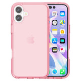 EIDERWOOD iPhone 16 Hybrid Deksel - Gjennomsiktig Rosa