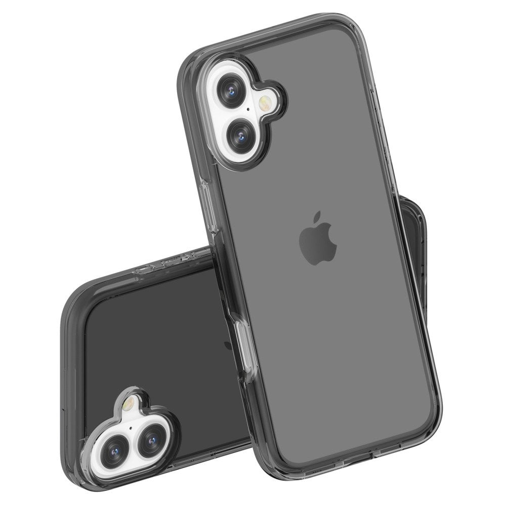 EIDERWOOD iPhone 16 Hybrid Deksel - Gjennomsiktig Svart