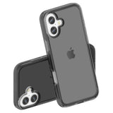 EIDERWOOD iPhone 16 Hybrid Deksel - Gjennomsiktig Svart