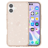 EIDERWOOD iPhone 16 Hybrid Plast Deksel - Gull Glitter