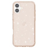 EIDERWOOD iPhone 16 Hybrid Plast Deksel - Gull Glitter