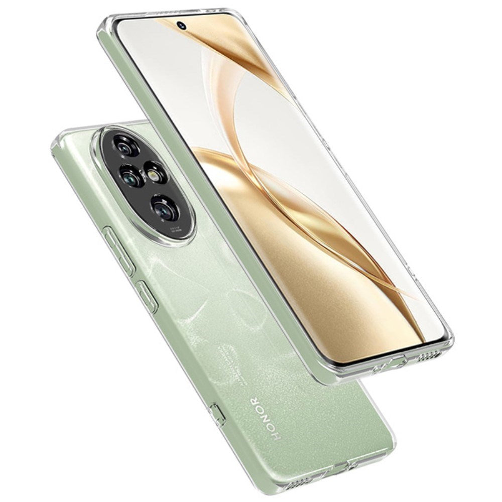 EIDERWOOD Honor 200 Pro (5G) Fleksibelt Plast Deksel - Gjennomsiktig