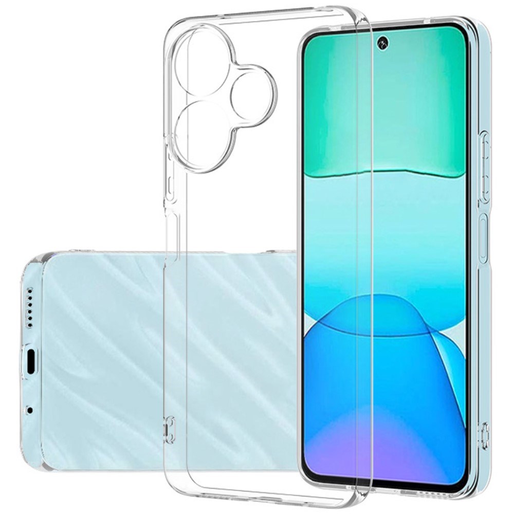 EIDERWOOD Xiaomi Redmi 13 (4G) / 13 (5G) Fleksibelt Plast Deksel - Gjennomsiktig