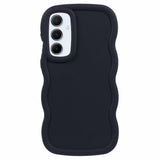 EIDERWOOD Samsung Galaxy A13 (5G) Fleksibelt Plast Wavy Deksel - Svart