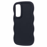 EIDERWOOD Samsung Galaxy A13 (5G) Fleksibelt Plast Wavy Deksel - Svart