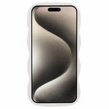 iPhone 14 Pro Max EIDERWOOD Fleksibelt Plast Wavy Deksel - Hvit