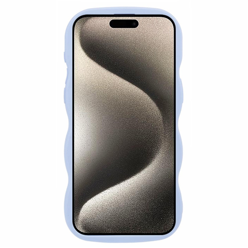 iPhone 14 Pro EIDERWOOD Fleksibelt Plast Wavy Deksel - Lilla