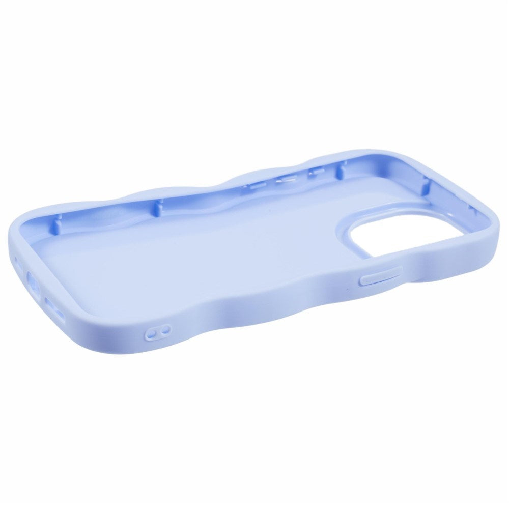 iPhone 14 Pro EIDERWOOD Fleksibelt Plast Wavy Deksel - Lilla