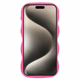 iPhone 14 Pro EIDERWOOD Fleksibelt Plast Wavy Deksel - Pink