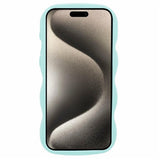 iPhone 14 Pro EIDERWOOD Fleksibelt Plast Wavy Deksel - Blå