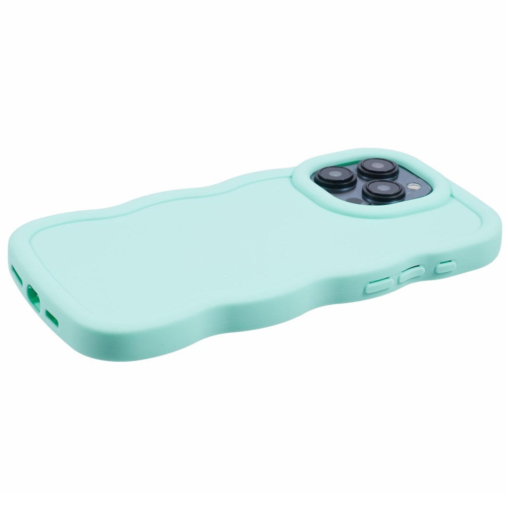 iPhone 14 Pro EIDERWOOD Fleksibelt Plast Wavy Deksel - Blå