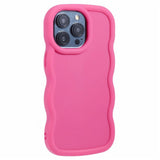 iPhone 13 Pro EIDERWOOD Fleksibelt Plast Wavy Deksel - Pink