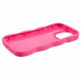 iPhone 13 Pro EIDERWOOD Fleksibelt Plast Wavy Deksel - Pink