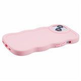 iPhone 14 EIDERWOOD Fleksibelt Plast Wavy Deksel - Rosa