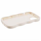 iPhone 13 EIDERWOOD Fleksibelt Plast Wavy Deksel - Hvit