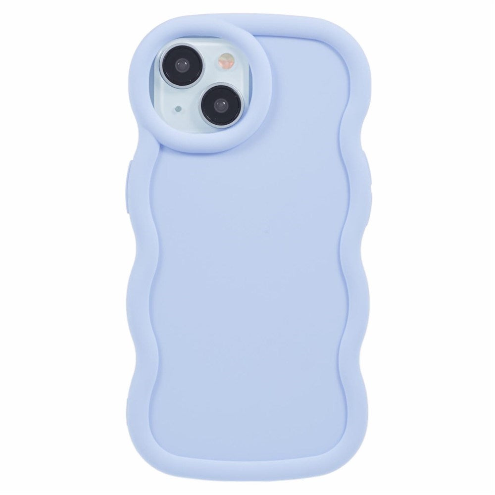 iPhone 13 EIDERWOOD Fleksibelt Plast Wavy Deksel - Lilla