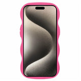 iPhone 13 EIDERWOOD Fleksibelt Plast Wavy Deksel - Pink