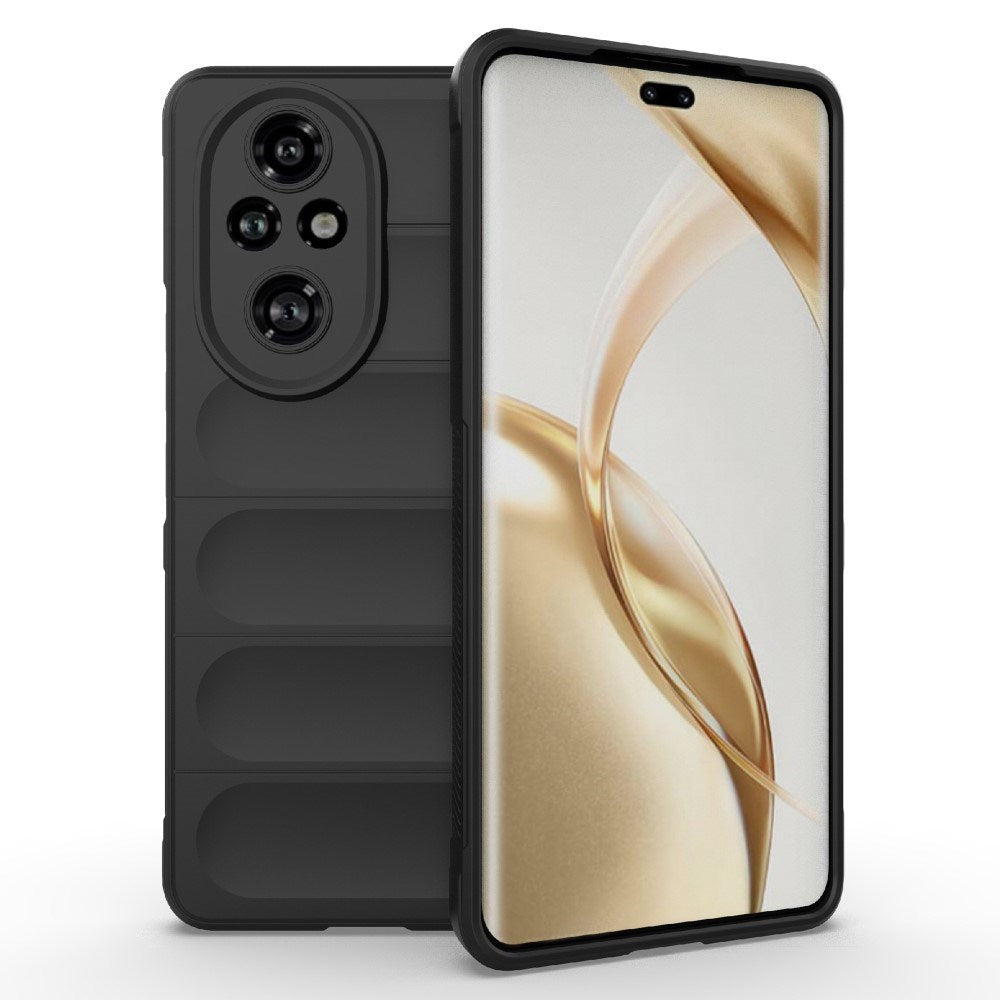 EIDERWOOD Honor 200 Pro (5G) Fleksibelt Plast Deksel - Svart