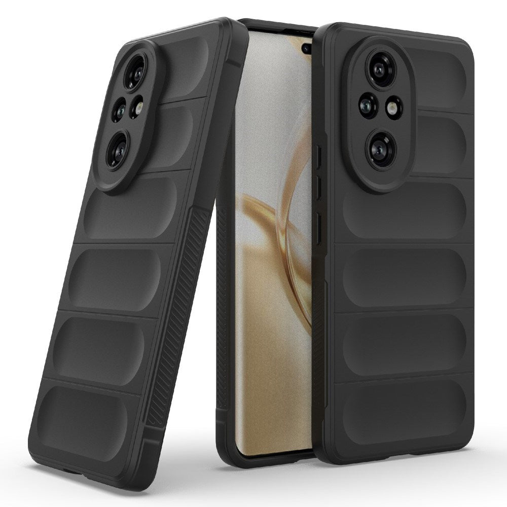 EIDERWOOD Honor 200 Pro (5G) Fleksibelt Plast Deksel - Svart