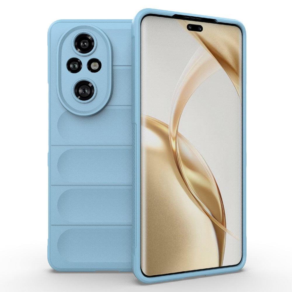 EIDERWOOD Honor 200 Pro (5G) Fleksibelt Plast Deksel - Lyseblå