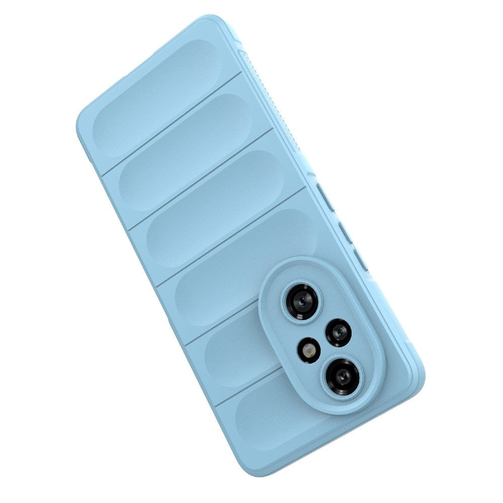EIDERWOOD Honor 200 Pro (5G) Fleksibelt Plast Deksel - Lyseblå