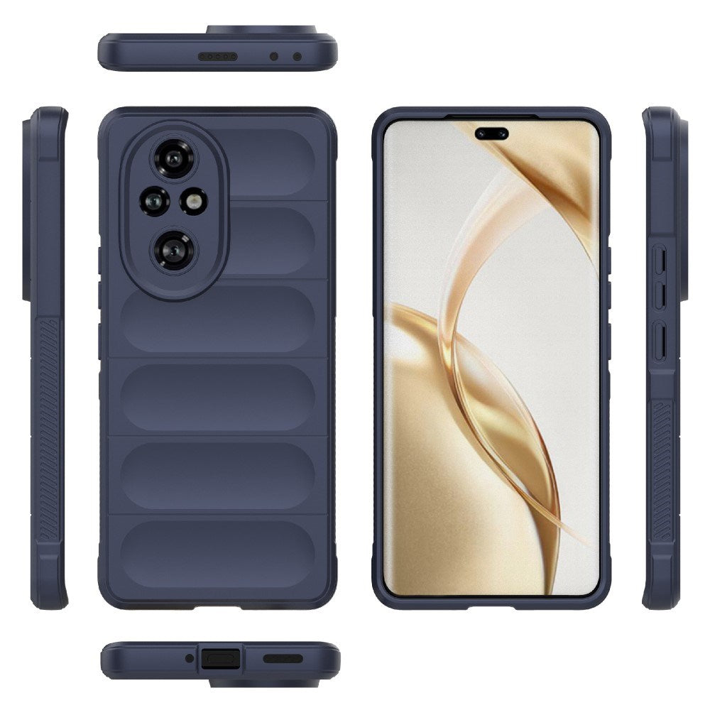 EIDERWOOD Honor 200 Pro (5G) Fleksibelt Plast Deksel - Blå