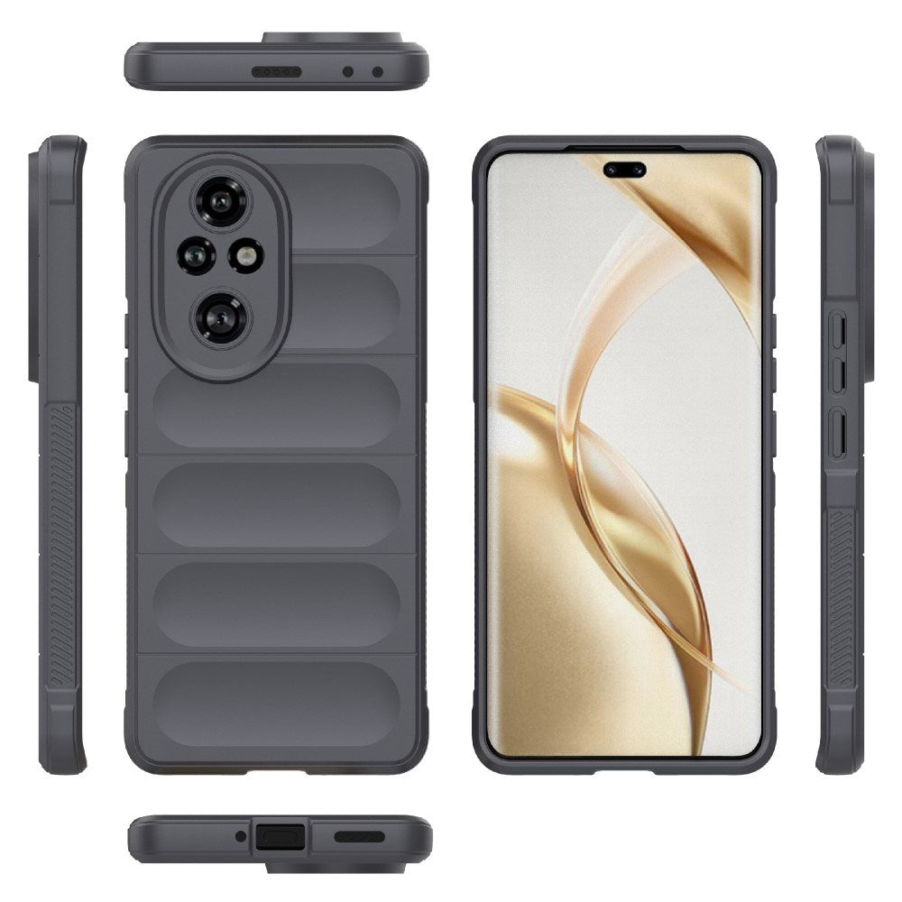 EIDERWOOD Honor 200 Pro (5G) Fleksibelt Plast Deksel - Grå