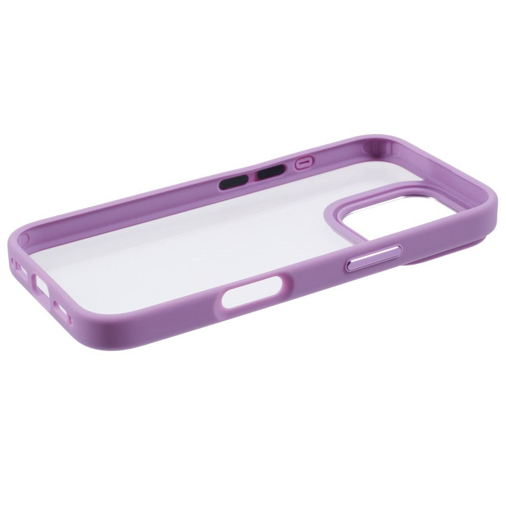 Eiderwood iPhone 16 Pro Hybrid Plast Deksel - Gjennomsiktig / Lilla