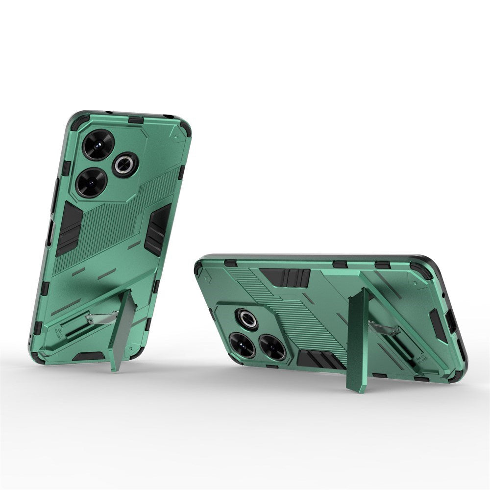 EIDERWOOD Xiaomi Redmi 13 Hybrid Deksel med Kickstand - Grønn