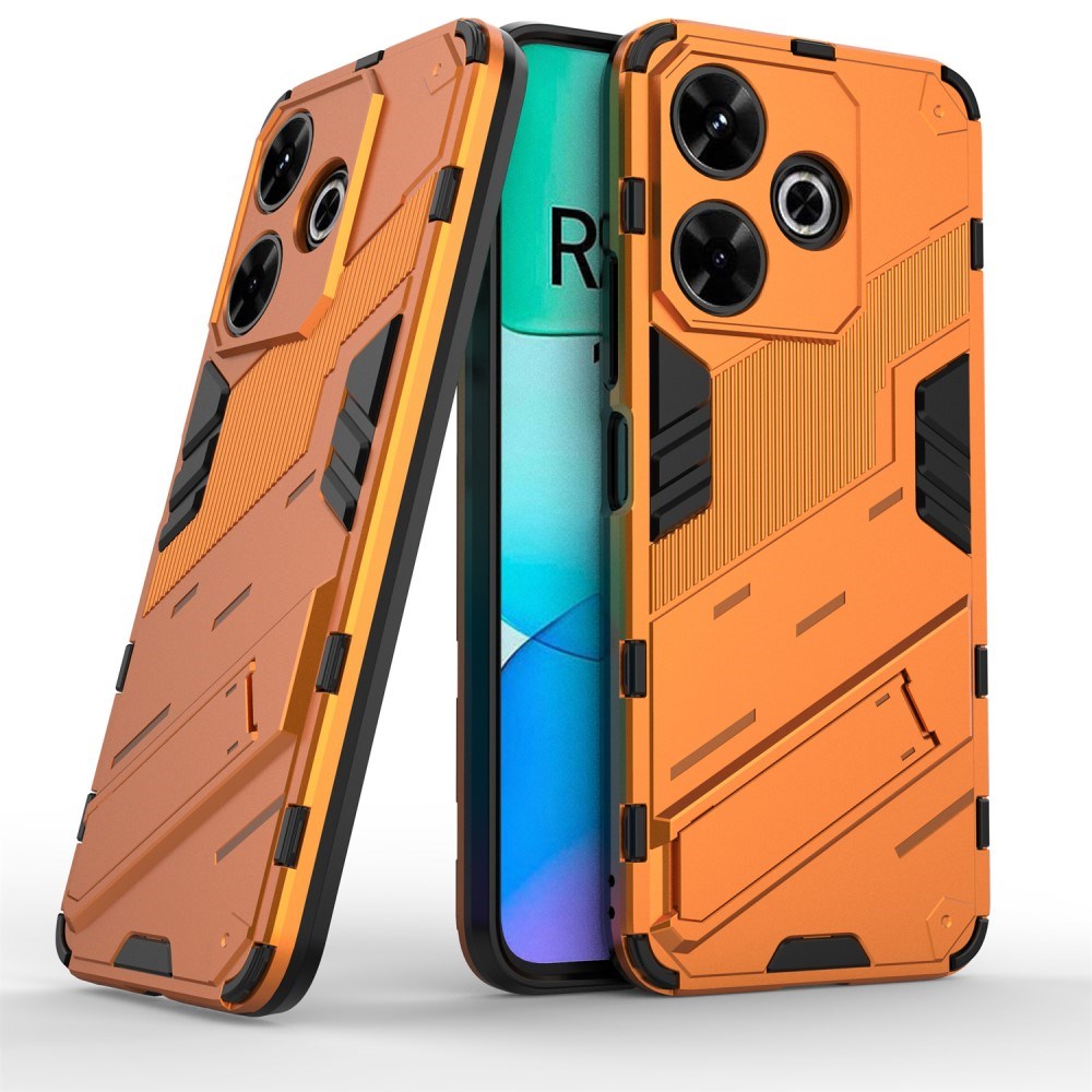 EIDERWOOD Xiaomi Redmi 13 Hybrid Deksel med Kickstand - Oransje