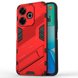 EIDERWOOD Xiaomi Redmi 13 Hybrid Deksel med Kickstand - Rød