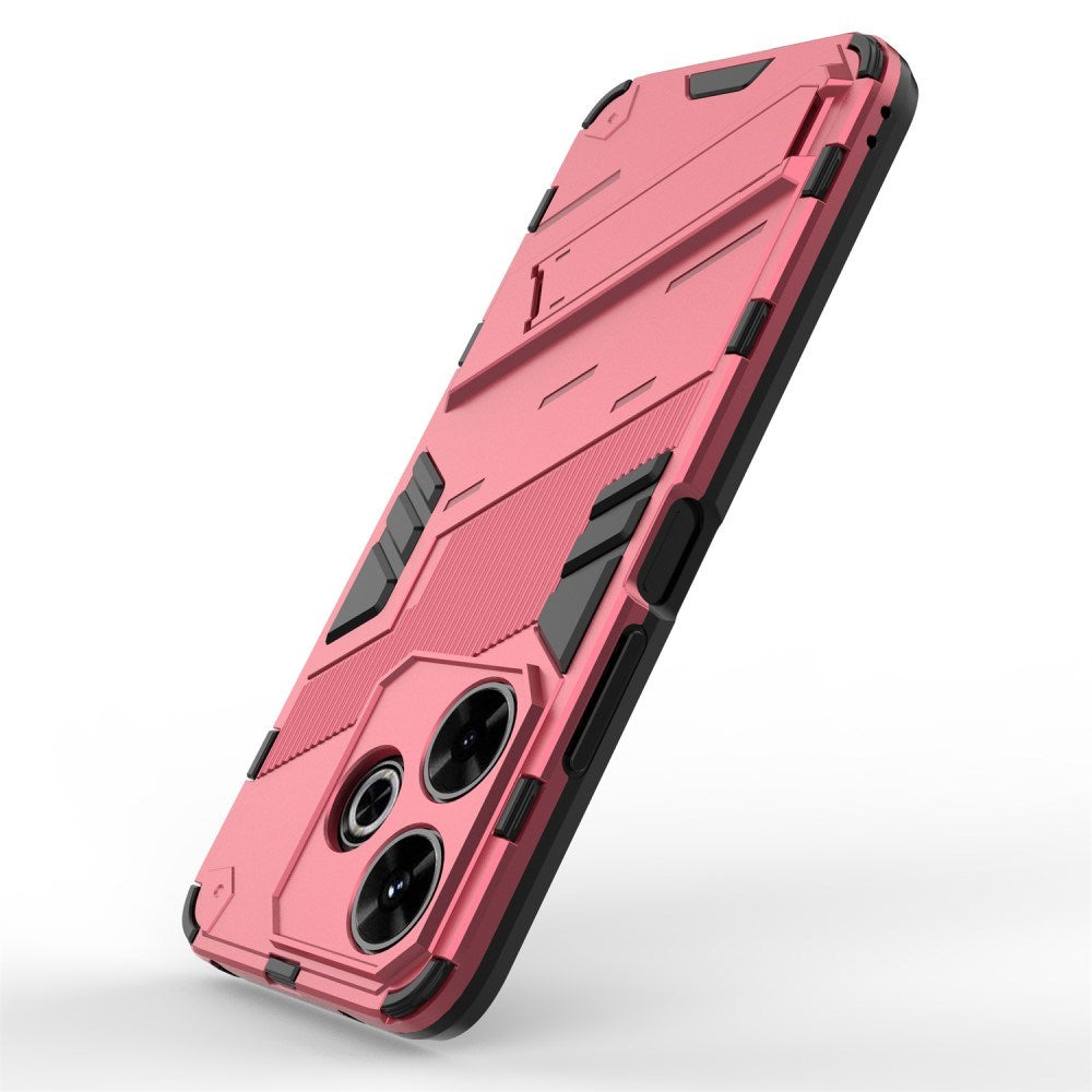 EIDERWOOD Xiaomi Redmi 13 Hybrid Deksel med Kickstand - Rosa