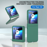 EIDERWOOD Motorola Razr 70 / Razr 60 / Razr 50 5G Slim Hard Plast Deksel - Mørkegrønn