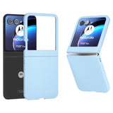 EIDERWOOD Motorola Razr 70 / Razr 60 / Razr 50 5G Slim Hard Plast Deksel - Lyseblått