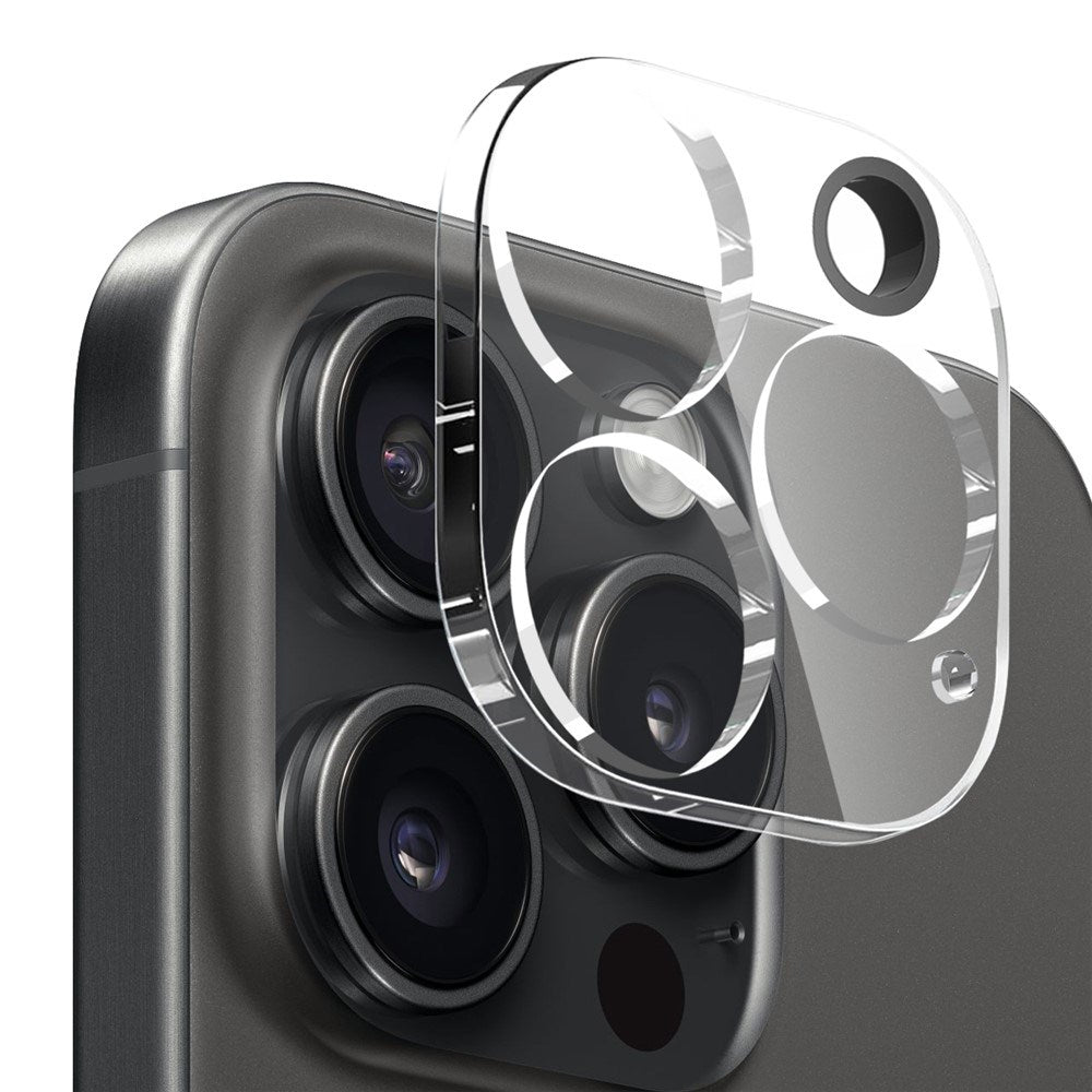 NORTHJO iPhone 16 Pro Max | 3-i-1 360° Beskyttelsessett med Deksel | Skjermbeskytter | Kameralinsebeskytter - Gjennomsiktig