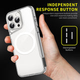 EIDERWOOD iPhone 16 Pro Hybrid Plast Deksel - MagSafe Kompatibel - Gjennomsiktig / Svart