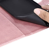 EIDERWOOD Xiaomi Redmi 13 Deksel i Kunstskinn med Lommebok og Stropp - Rose Gold