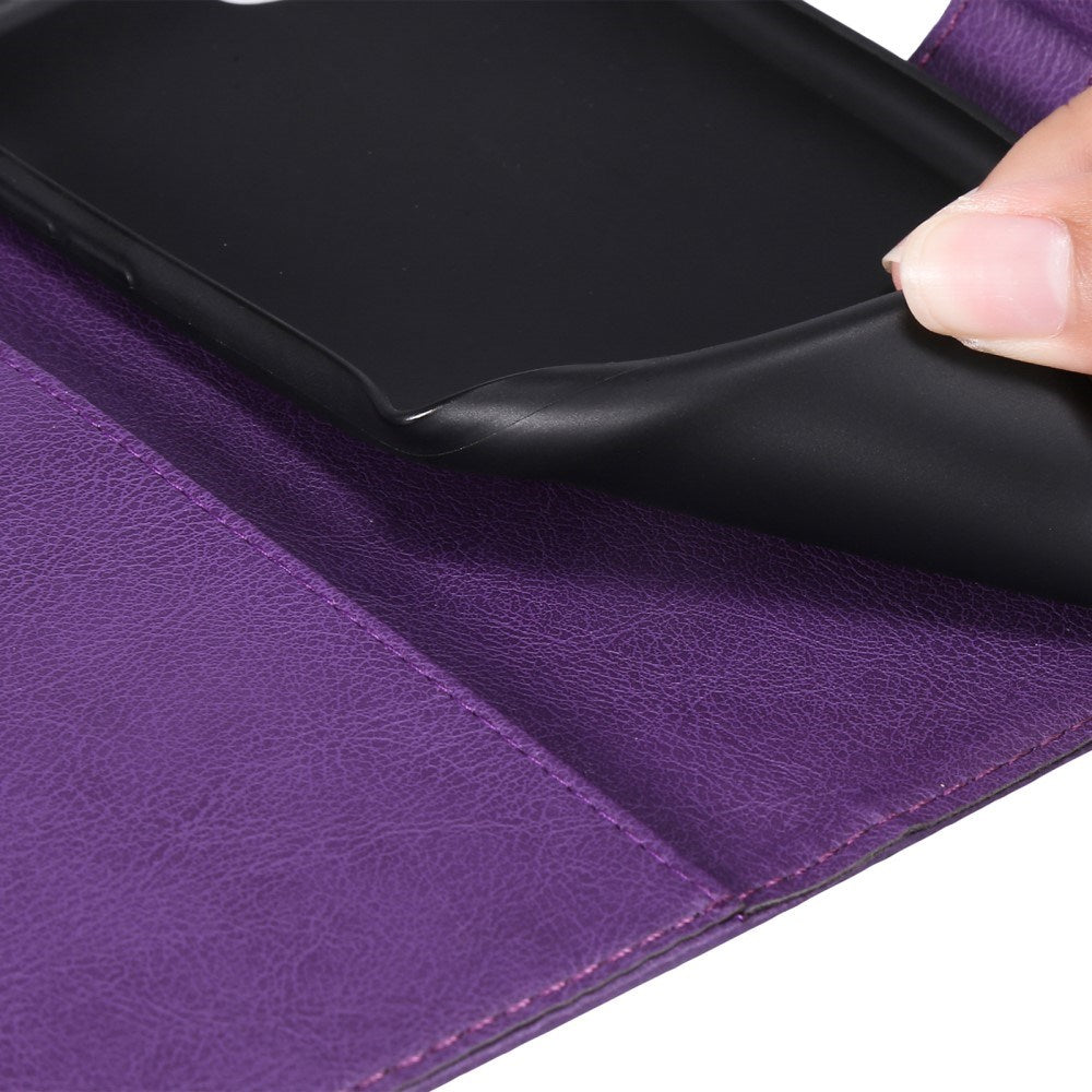 EIDERWOOD Xiaomi Redmi 13 Deksel i Kunstskinn med Lommebok og Stropp - Lilla