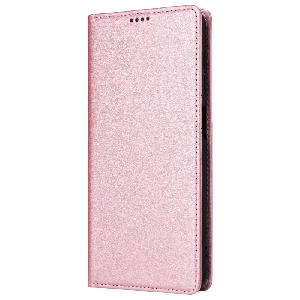 EIDERWOOD Samsung Galaxy A13 (4G/5G) / A04s / M13 Kunstskinn Flip Deksel m. Kortholder & Ståfunksjon - Rosa