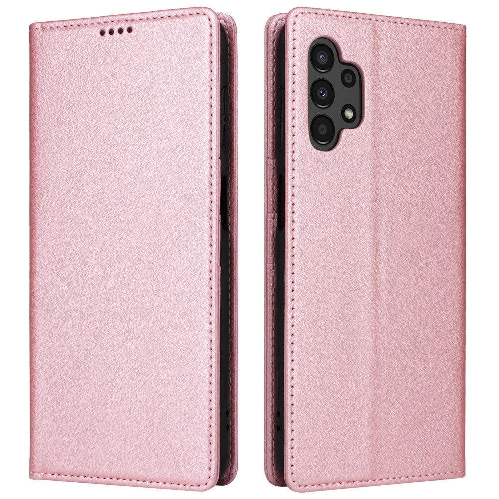 EIDERWOOD Samsung Galaxy A13 (4G/5G) / A04s / M13 Kunstskinn Flip Deksel m. Kortholder & Ståfunksjon - Rosa
