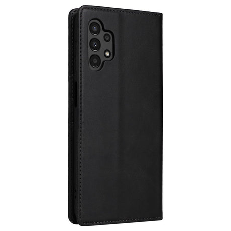 EIDERWOOD Samsung Galaxy A13 (4G/5G) / A04s / M13 Kunstskinn Flip Deksel m. Kortholder & Ståfunksjon - Svart