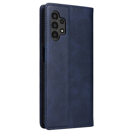 EIDERWOOD Samsung Galaxy A13 (4G/5G) / A04s / M13 Kunstskinn Flip Deksel m. Kortholder & Ståfunksjon - Mørk Blå