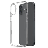 NORTHJO iPhone 16 2-i-1 Sett Fleksibelt Plast Deksel med Herdet Beskyttelsesglass - Gjennomsiktig