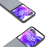 EIDERWOOD Motorola Razr 50 Ultra (5G) Kunstskinn Glimmer Deksel - Grå