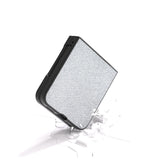 EIDERWOOD Motorola Razr 50 Ultra (5G) Kunstskinn Glimmer Deksel - Sølv