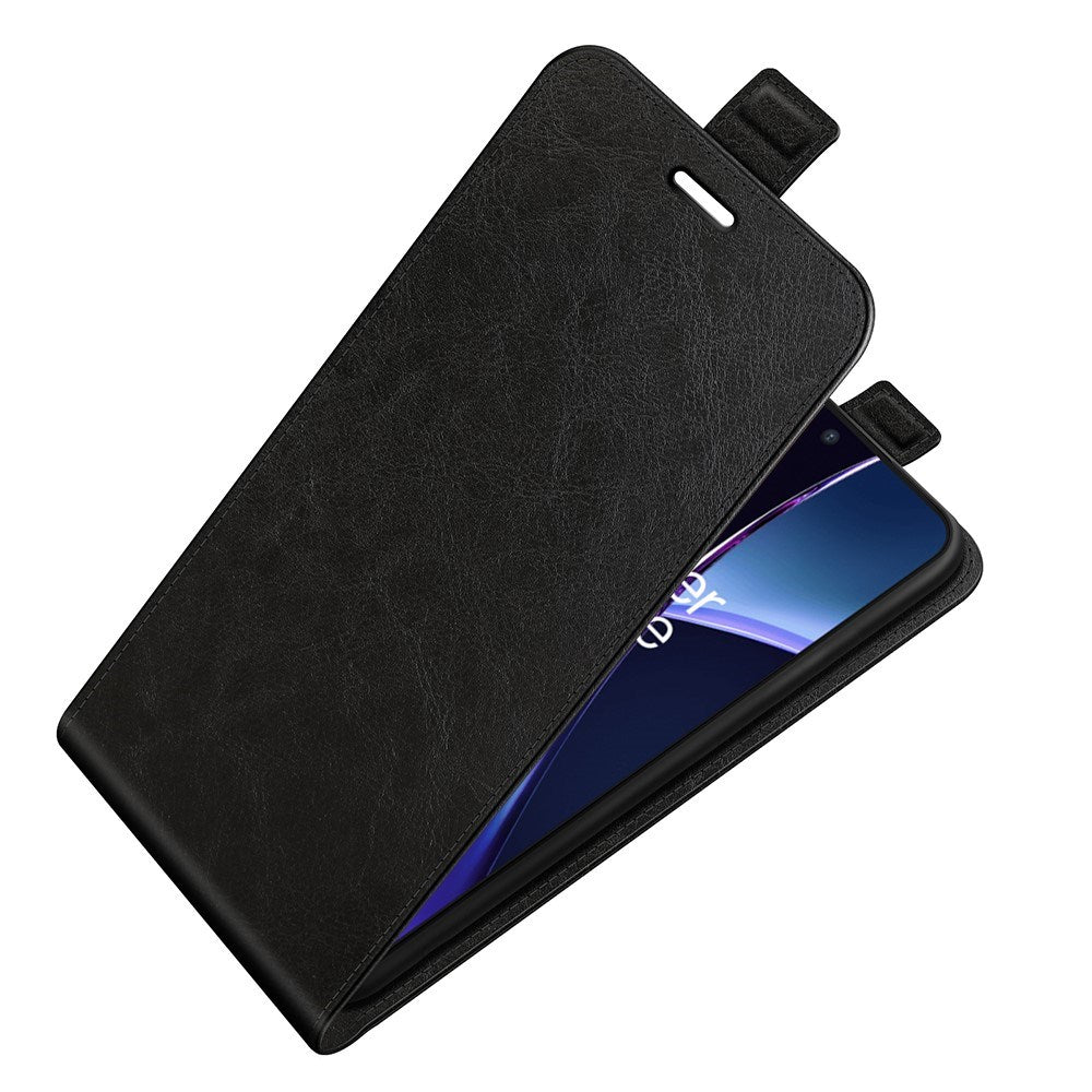 EIDERWOOD OnePlus Nord CE4 Lite (5G) Vertikalt Flip Deksel med Lommebok - Svart