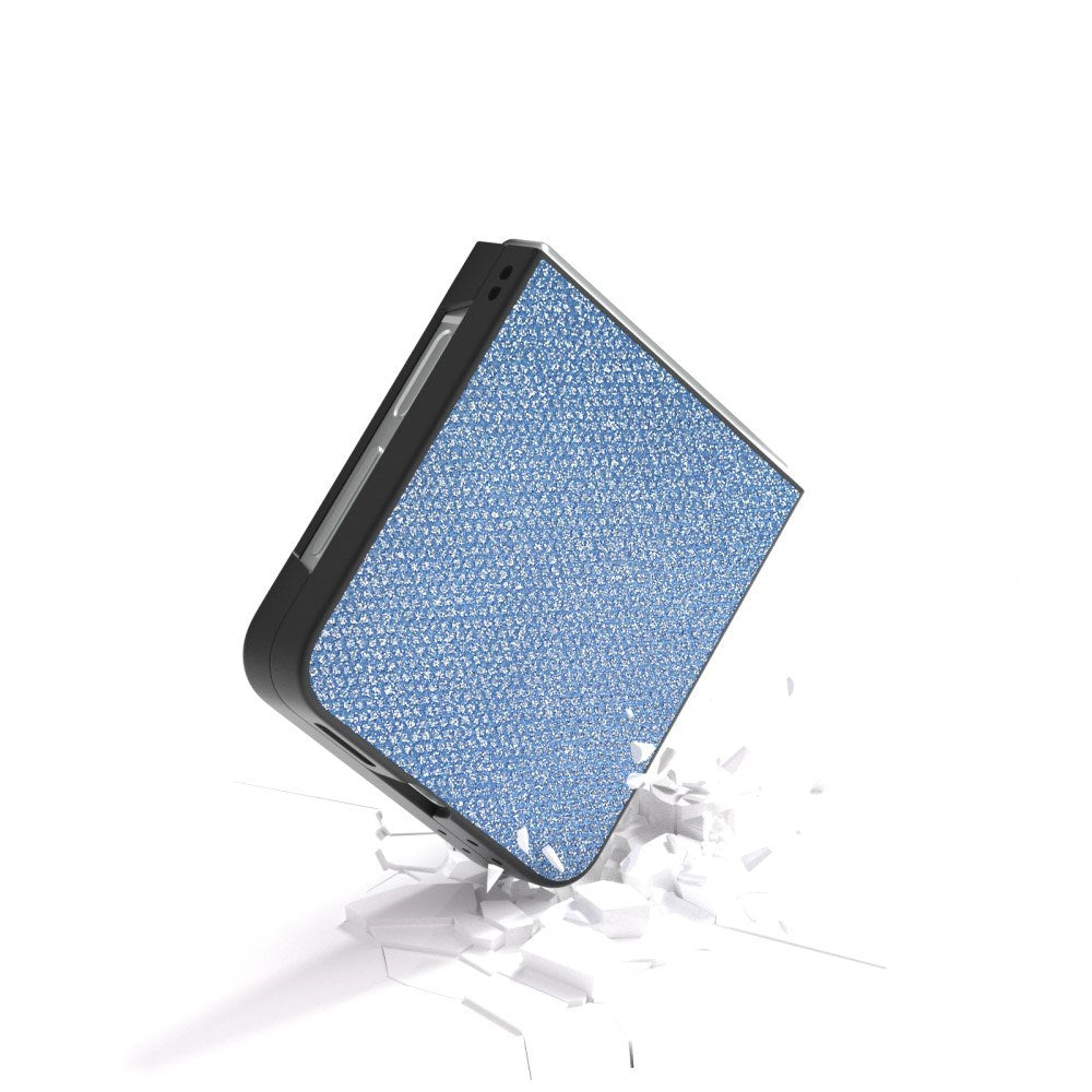 EIDERWOOD Samsung Galaxy Z Flip7 FE / Flip6 5G Rhinsten Deksel - Blå